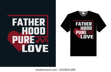 best typography t shirt design for father's day special