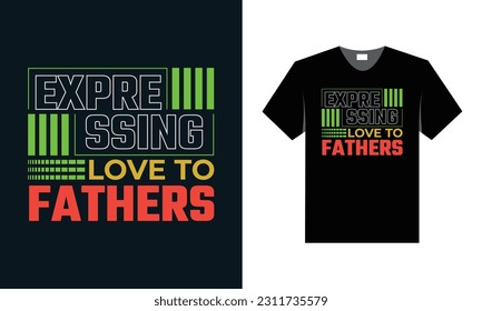 best typography t shirt design for father's day special