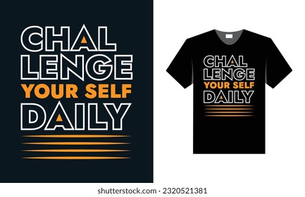 Best typography t shirt design for gym and fitness motivation and inspiration