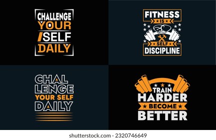 best typography t shirt design for gym, fitness inspiration and motivation