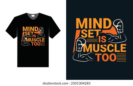 Best Typography T shirt Design for Gym and Fitness Inspiration and motivation