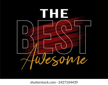 el mejor vector de tipografía para imprimir camiseta