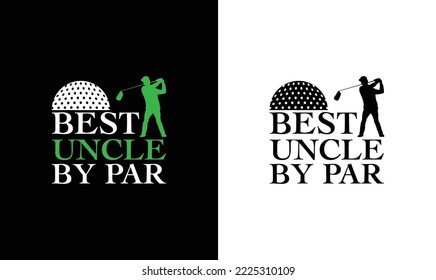 Design des Golf Quote T-Shirts, Typografie