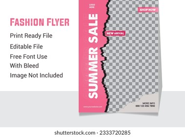 Best Unique and stylish Fashion Flyer Design Template.