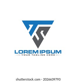 The Best and Unique TS logo Abstract and vector 