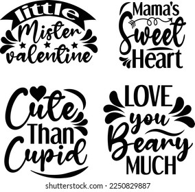 Best Valentine Day T-shirt Design Bundle 