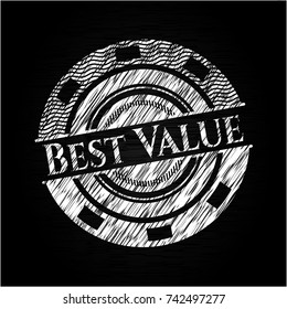 Best Value with chalkboard texture