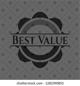 Best Value dark icon or emblem