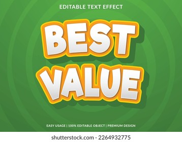 best value editable text effect template with abstract background use for business logo and brand