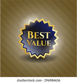 Goldene Karte von bestem Wert