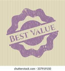 Best Value grunge stamp