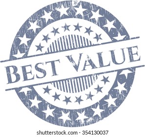 Best Value grunge stamp