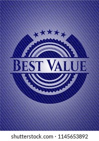Best Value with jean texture