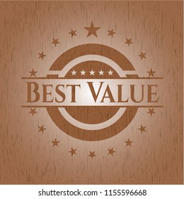Best Value retro wooden emblem