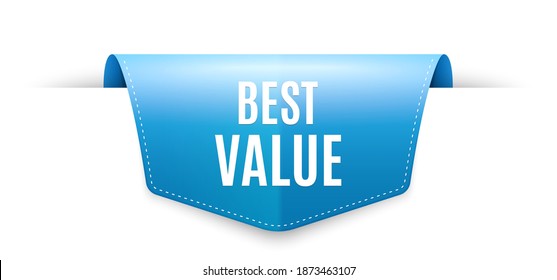 Best Value. Ribbon Label Tag. Special Offer Sale Sign. Advertising Discounts Symbol. Infographics Price Tag Banner. Best Value Badge Shape. Website Ribbon Label Banner. Vector