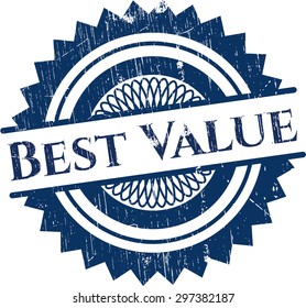 Best Value rubber grunge stamp