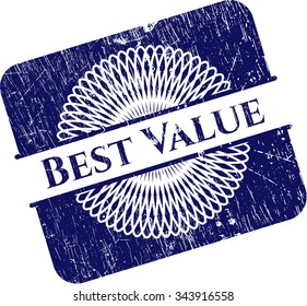Best Value rubber grunge stamp