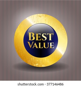 Leuchtendes Best Value-Logo