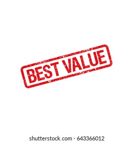 Best value stamp effect - Shutterstock ID 643366012