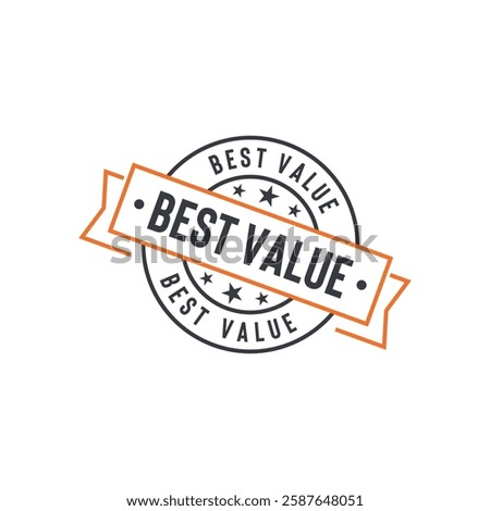 Best Value Stamp Seal Vector Template