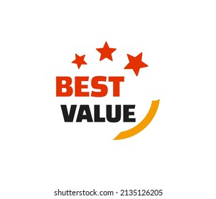 Best value vector icon. Editable stroke. Symbol in Line Art Style for Design, Presentation, Website or Apps Elements, Logo. Pixel vector graphics - Vector