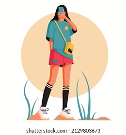 Mejor Ilustración plana gráfica vectorial