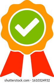 The best vector icon. Flat The best symbol is isolated on a white background.
