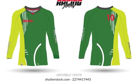  Mejor diseño de camiseta de carreras vectoriales de jersey de fútbol jersey de deporte