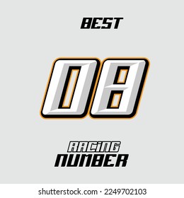 Best Vector Racing Number Template