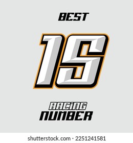 Best Vector Racing Number Template