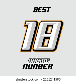 Best Vector Racing Number Template