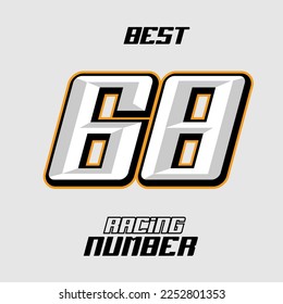 Best Vector Racing Number Template