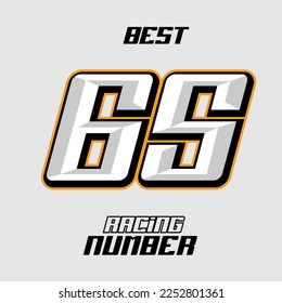 Best Vector Racing Number Template