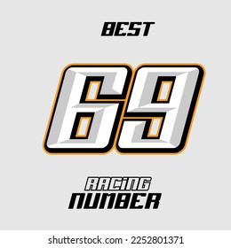 Best Vector Racing Number Template