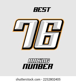 Best Vector Racing Number Template