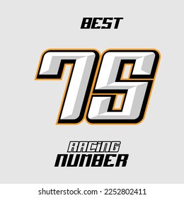 Best Vector Racing Number Template