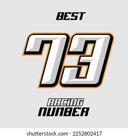 Best Vector Racing Number Template