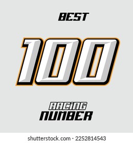 Best Vector Racing Number Template