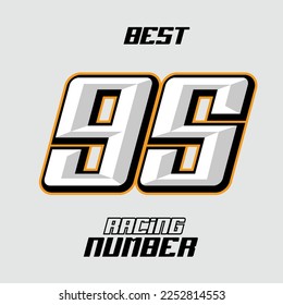 Best Vector Racing Number Template