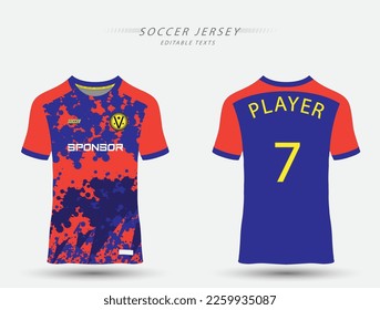 Best vector soccer jersey template sport t shirt design