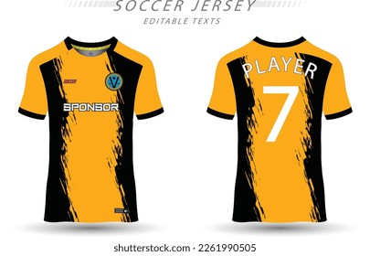 Mejor diseño de camiseta deportiva jersey de fútbol vectorial