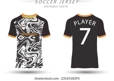 Best vector soccer jersey template sport t shirt design