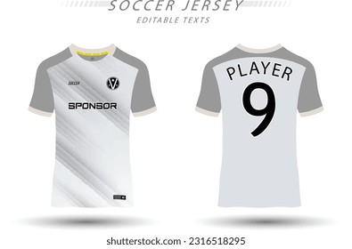 Best vector soccer jersey template sport t shirt design