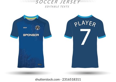 Best vector soccer jersey template sport t shirt design