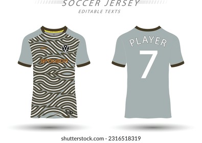 Best vector soccer jersey template sport t shirt design