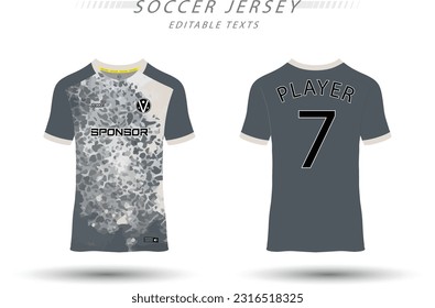 Best vector soccer jersey template sport t shirt design