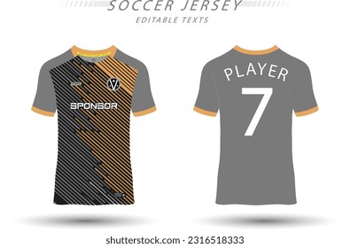 Best vector soccer jersey template sport t shirt design