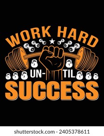 The best version gym T-shirt design.