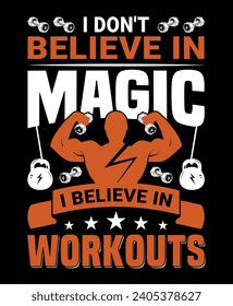 The best version gym T-shirt design.