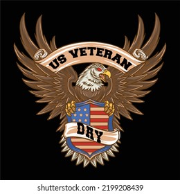 best veteran day t shirt design vector